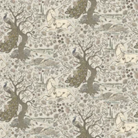 Unicorn Garden Tapestry Soft Cream Small wallpaper