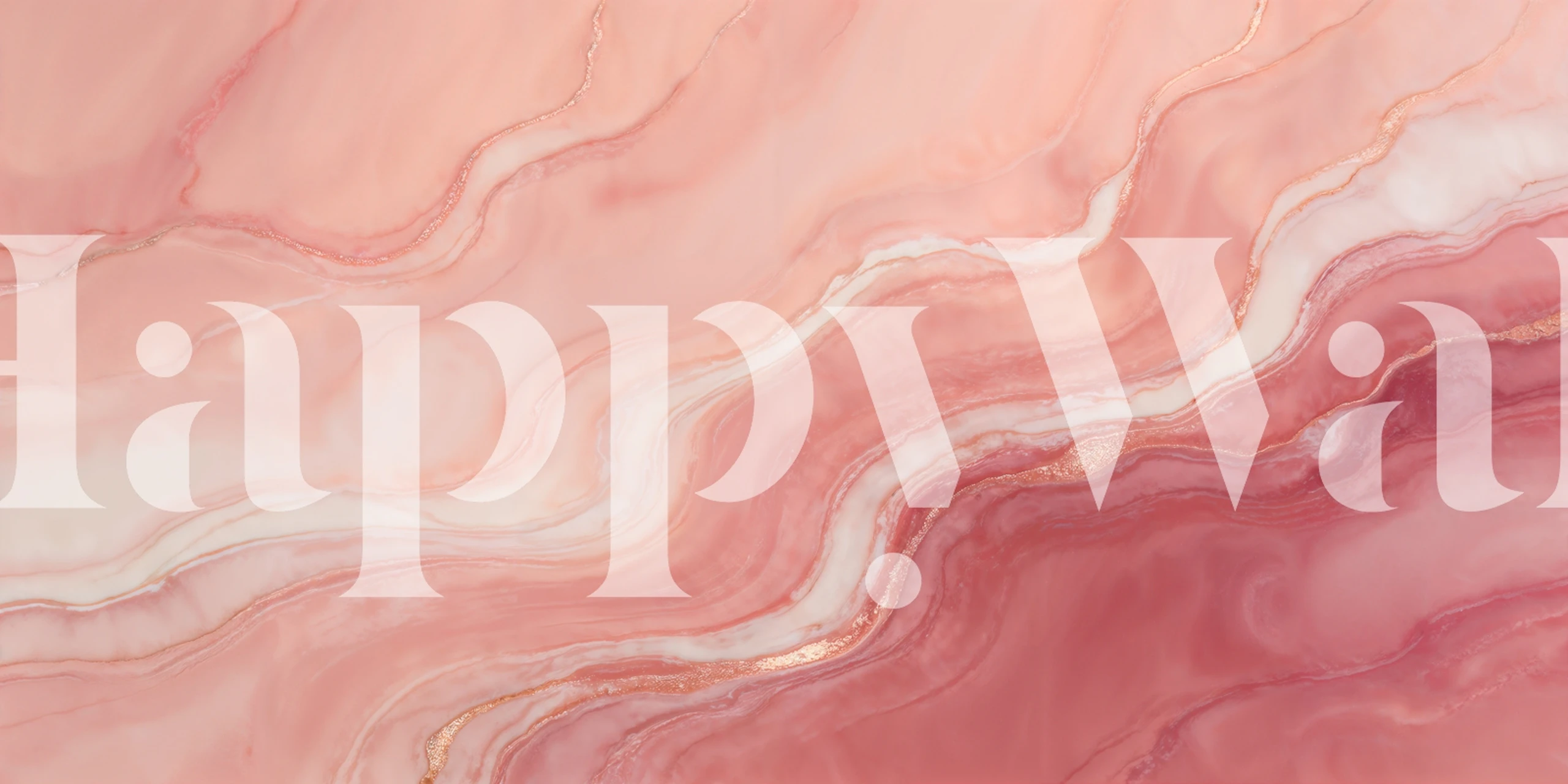 Blush Pink Marble Waves tapete