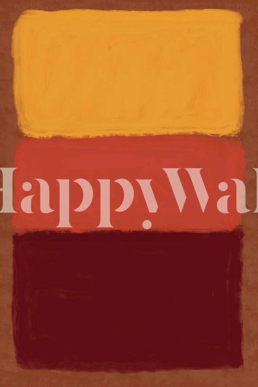 Minimalist Color Field Triptych behang