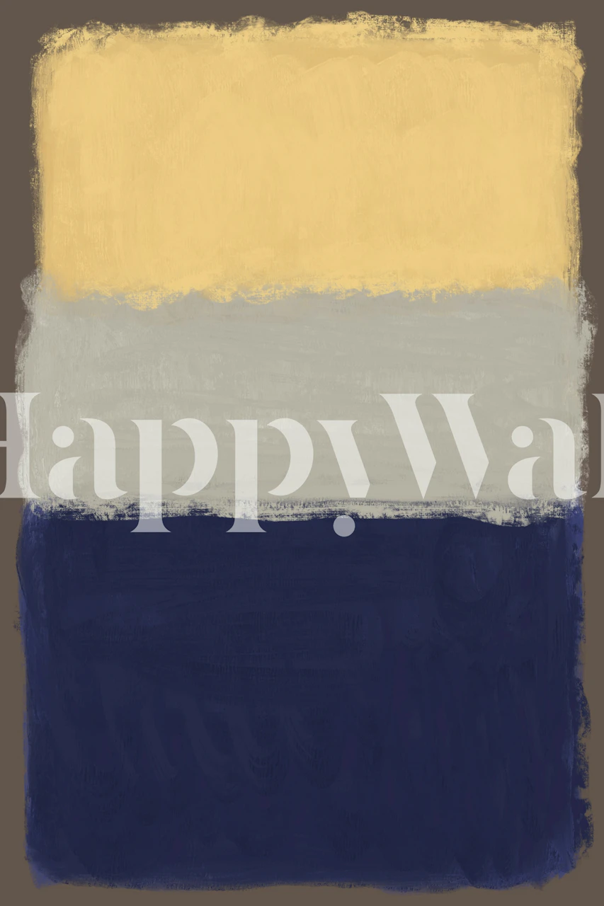 Warm Gold Cool Gray Navy behang