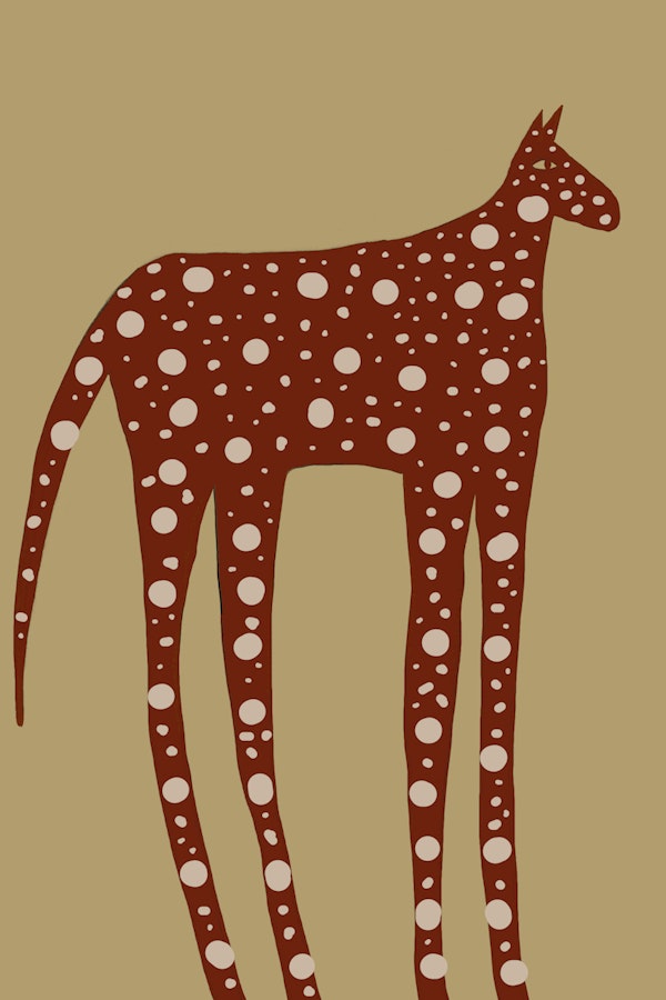 Spotted Horse Minimalist