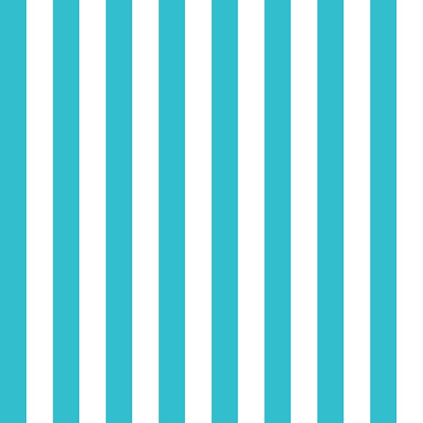 Bright Blue and White Medium Stripes