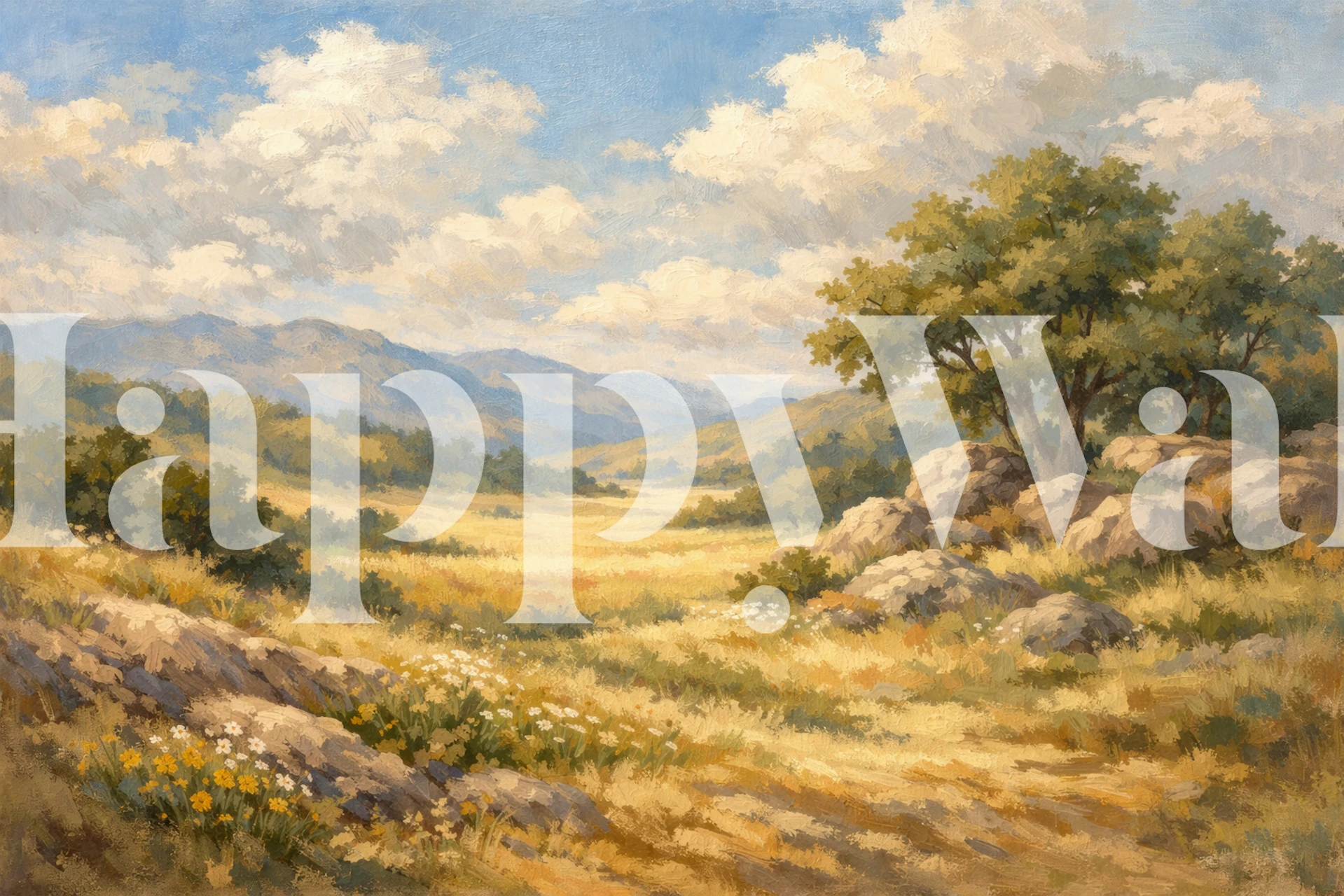 Countryside Hills and Clouds tapety