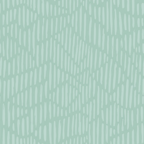 Pastel Teal Vertical Strokes Pattern L