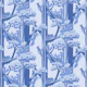 Blue Woodland Squirrels and Birds
