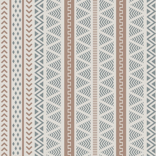 Scandi Boho Chevron Stripe