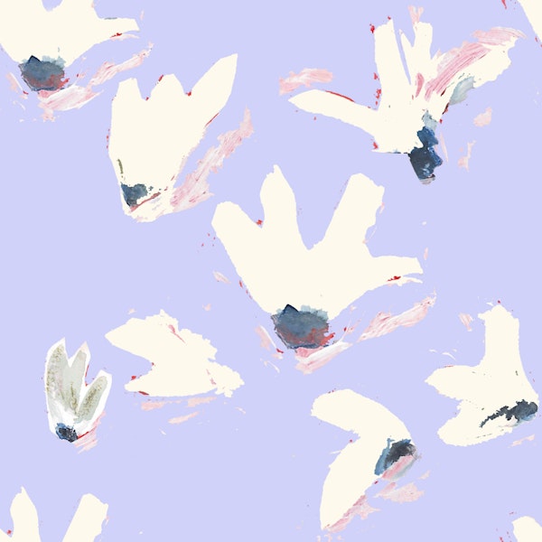 Lavender Abstract Flower Petals