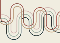 Retro Curves 03 tapeta