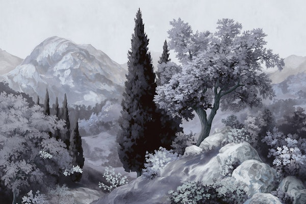 Grey Tuscan Cypress Hills