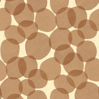 Minimalist Big Circles Brown Beige tapet