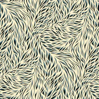 Abstract Zebra Skin Blue on Beige wallpaper