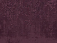 Hanging Garden in Burgundy Red tapeet