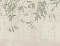 Hanging Garden in Beige Sage tapeet