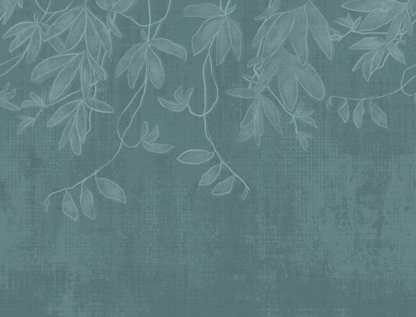 Hanging Garden in teal Blue