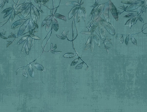 Hanging Garden in teal Blue