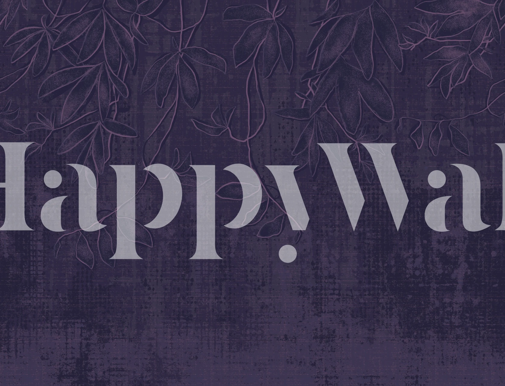 Hanging Garden in Purple tapeta