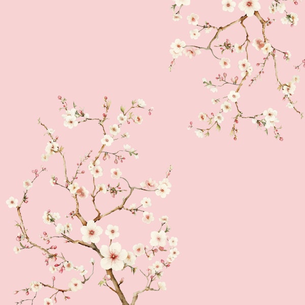 Blush Pink Cherry Blossom Branches