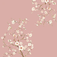 Japanese Sakura Blooms Pink wallpaper