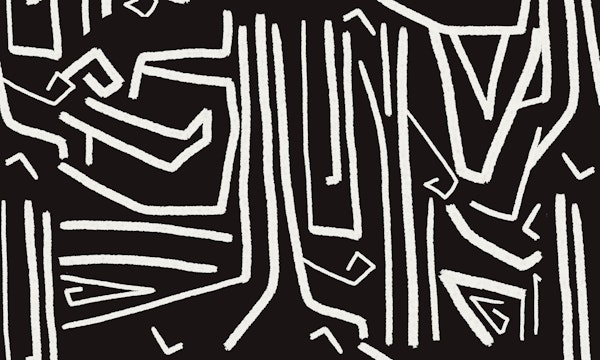 Modern improvisation 02 Black seamless