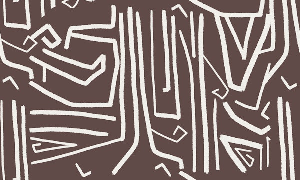 Modern improvisation Mocha seamless