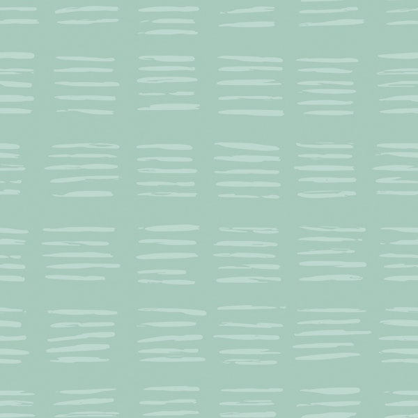 Calm Aqua Horizontal Strokes Pattern L