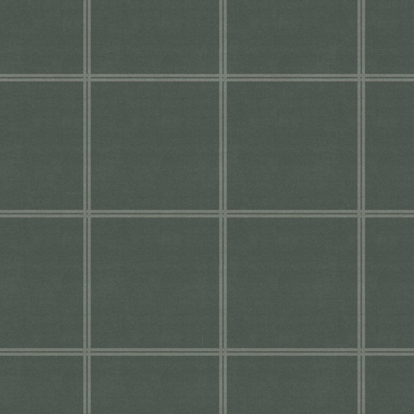 Dark Sage Windowpane Plaid