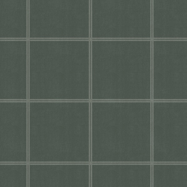 Dark Sage Windowpane Plaid