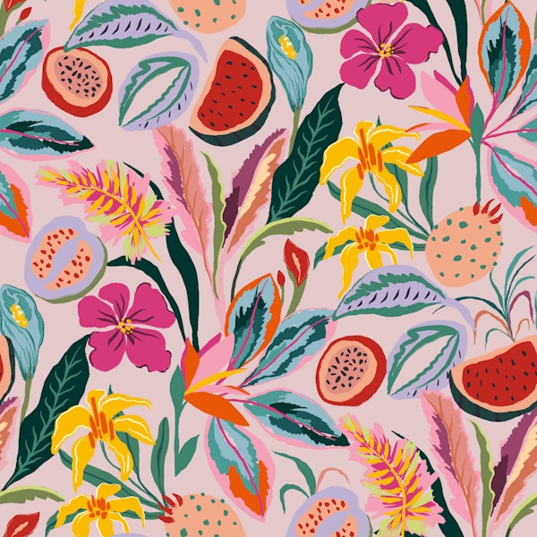 Playful Tropical Florals