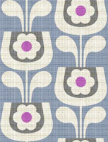 beach boho blooms-medium- mid century tapetas