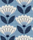 Nautical blooms-shells-mid century large