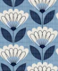 Nautical blooms-shells-mid century-medium