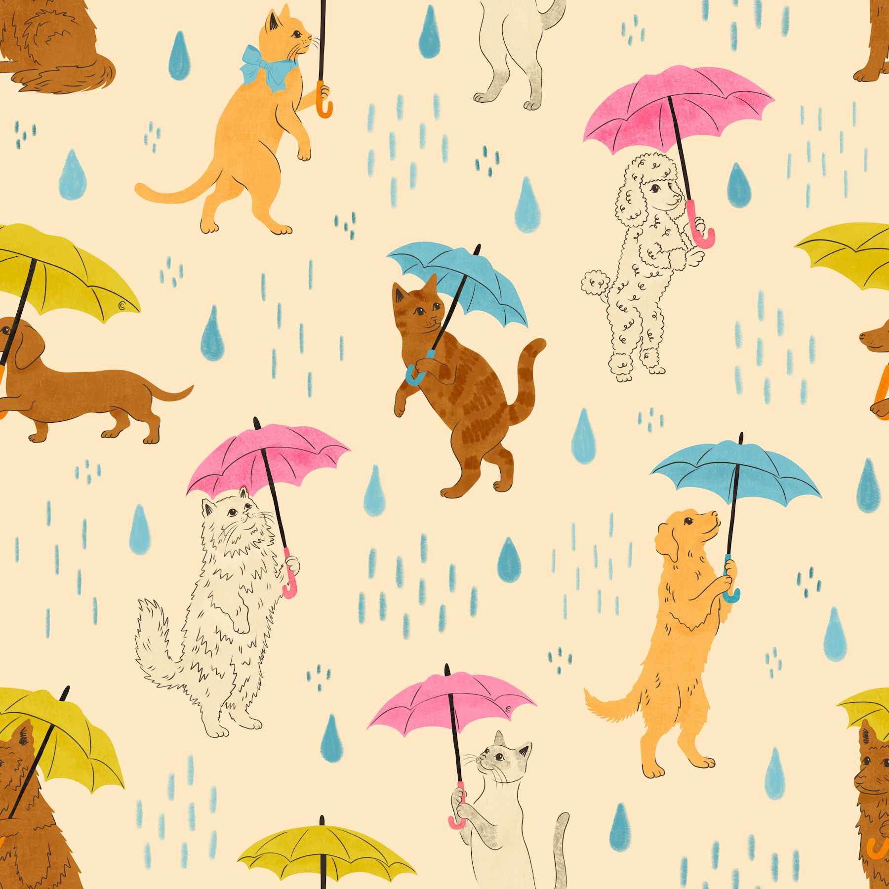 raining