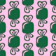 Bold pink green retro candies