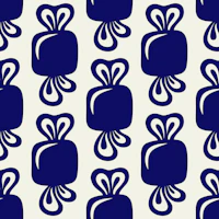 Bold navy blue retro candies tapeta