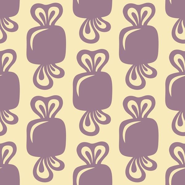 Bold caramel retro candies