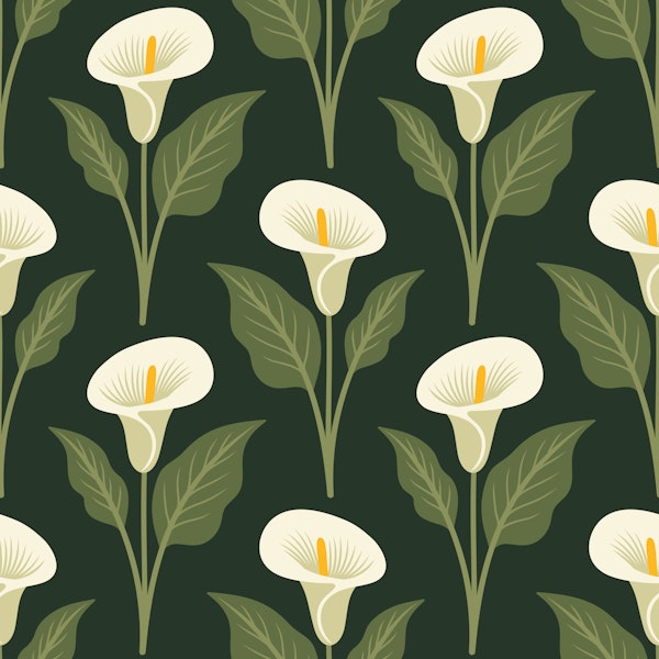legant Calla Lily Bloom Green