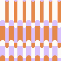 Bold Awnings Stripes Mural behang