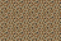 Geometric Patchwork Grid – Ochre & Green wallpaper