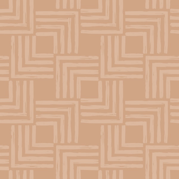 Earth Tone Woven Squares Pattern L