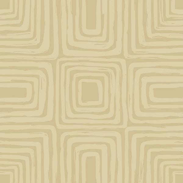 Mid Century Modern Taupe Grid Pattern L