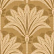 Boho block print palms in ochre