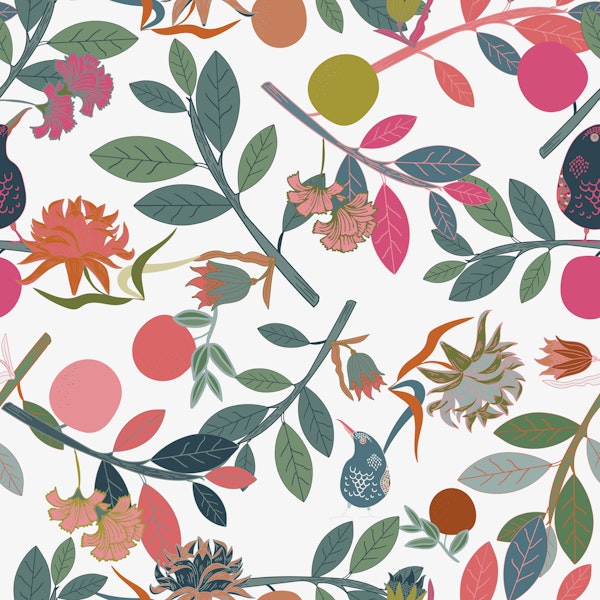 Modern Fall Bunches in White