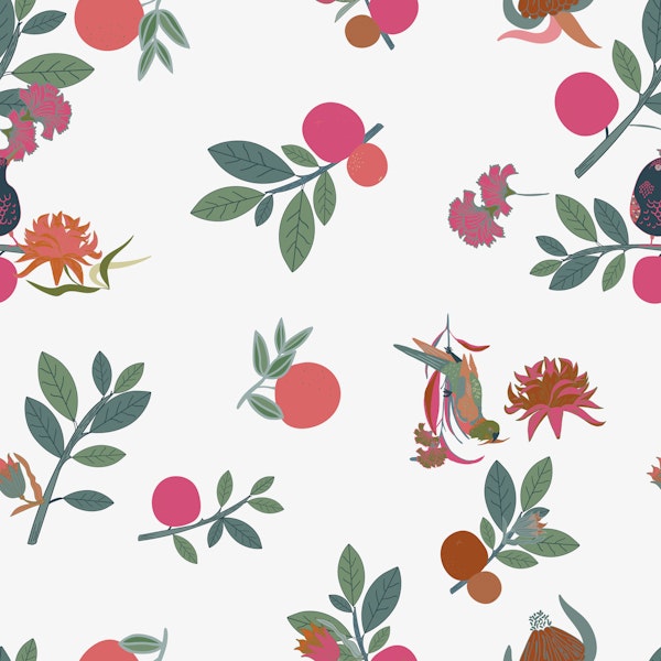 Modern Fall Sparse White Repeat