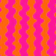 Pink Orange Wavy Stripes