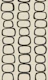 mid century modern retro ovals - black