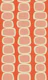 mid century modern retro shapes - pink orange