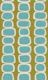 mid century modern retro shapes - green aqua