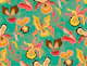 Orchids fantasy Turquoise