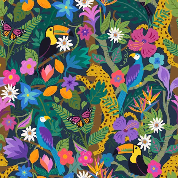 Tropical Rainforest - Maximalist - Medium