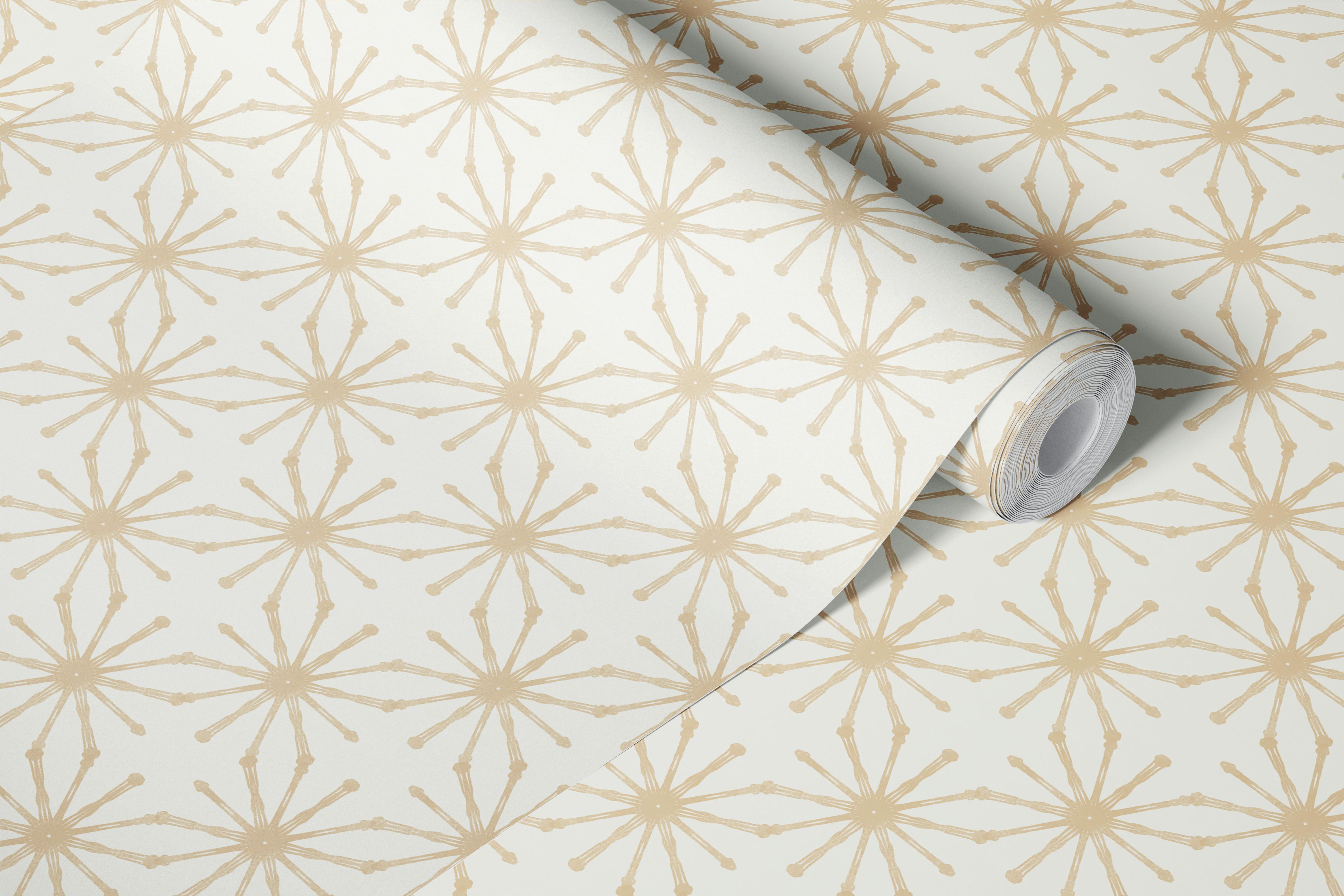 Marine Decor Sand wallpaper in a room